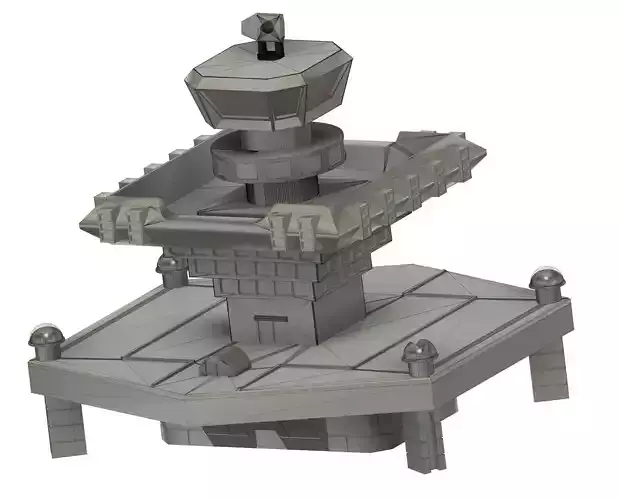 Base Fortress of Sciences Great Mazinger kit 3D print model