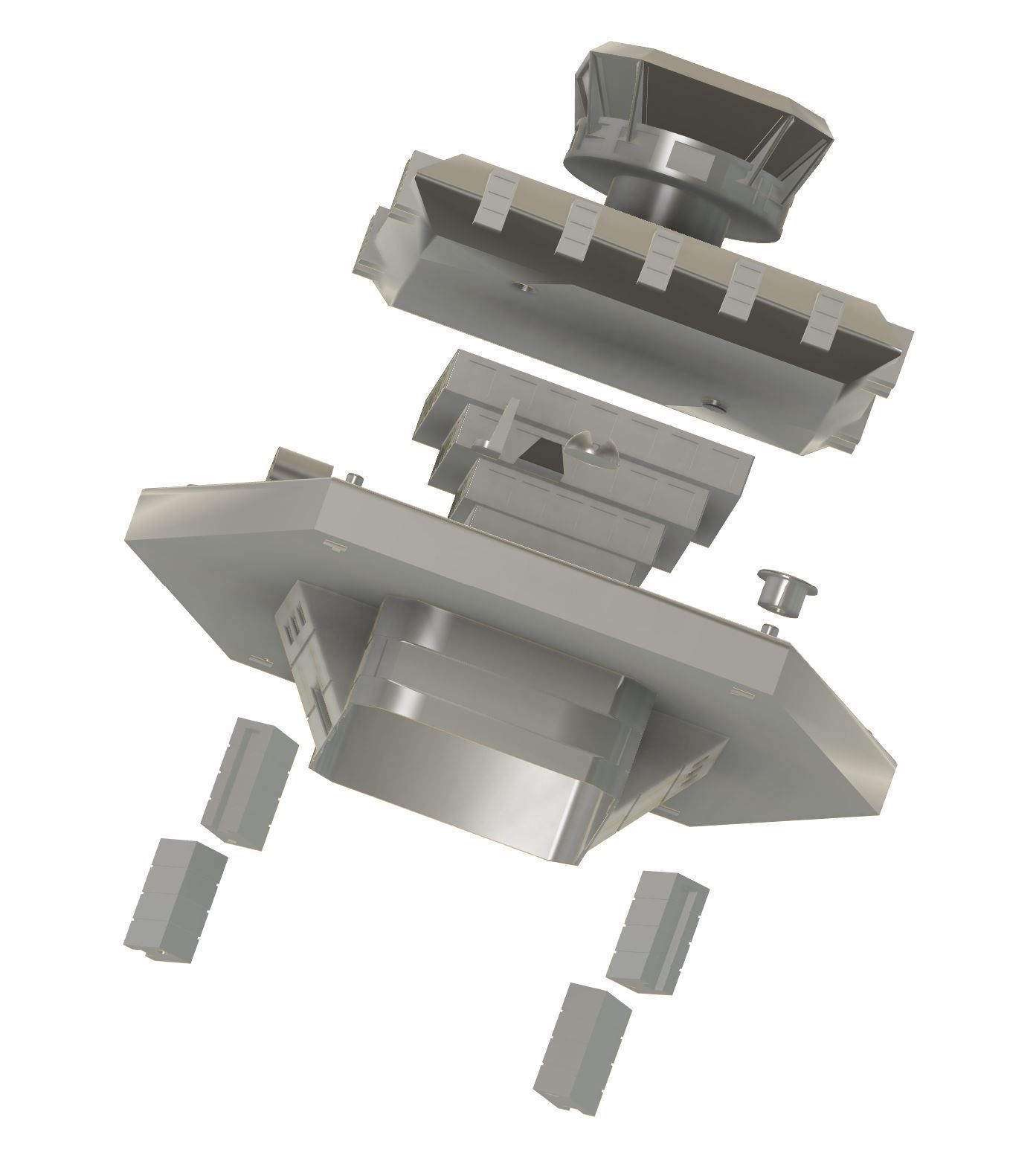 Base Fortress of Sciences Great Mazinger kit 3D print model_4