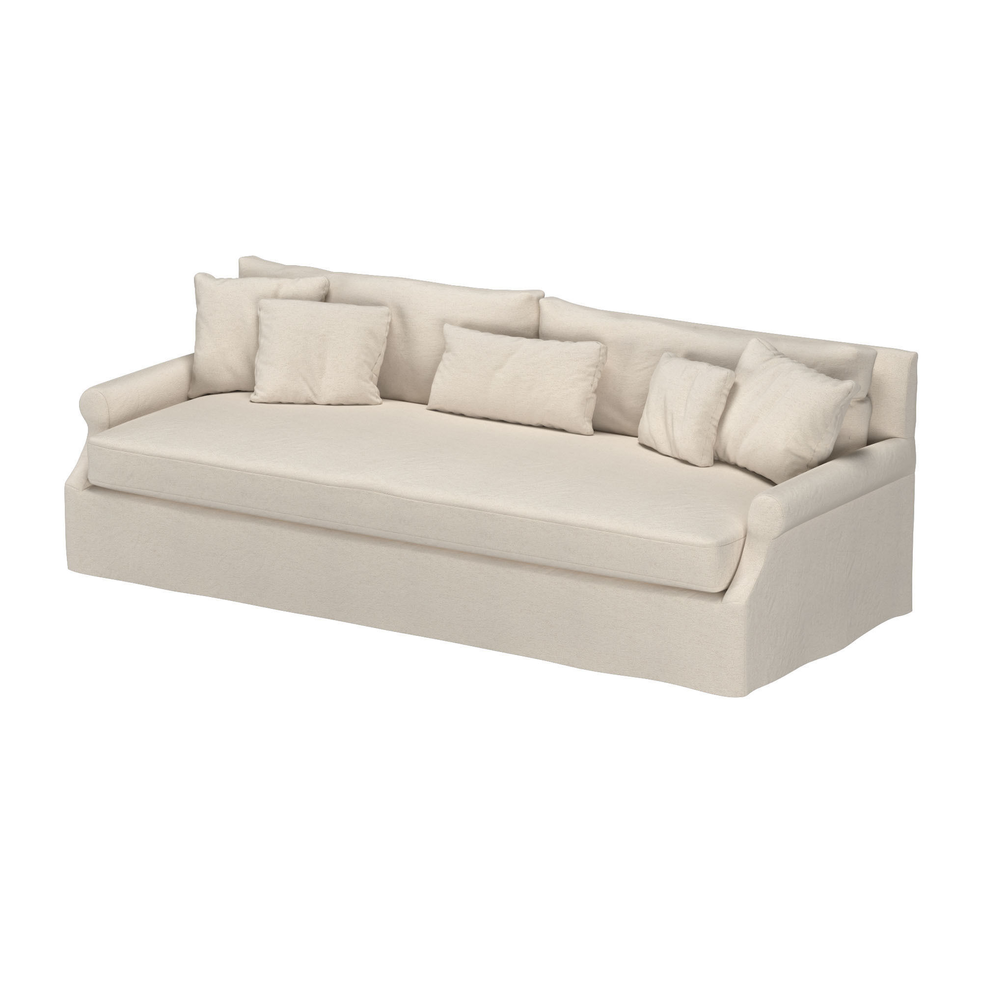 BRISTOL 110 SLIPCOVER SOFA 3D model_3