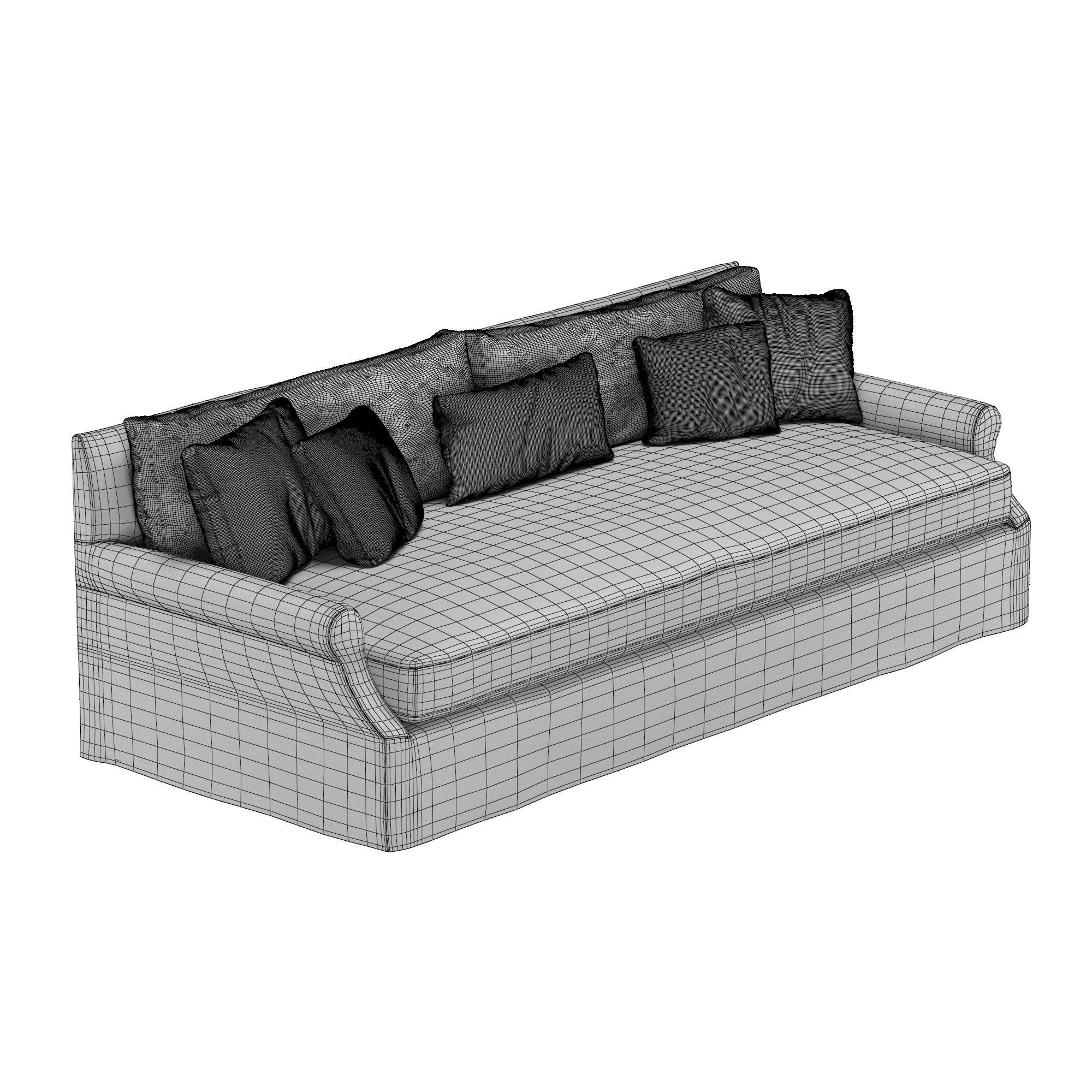 BRISTOL 110 SLIPCOVER SOFA 3D model_5
