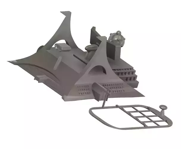MAZINGER Z BASE PHOTOATOMIC RESEARCH INSTITUTE KIT 3D print model