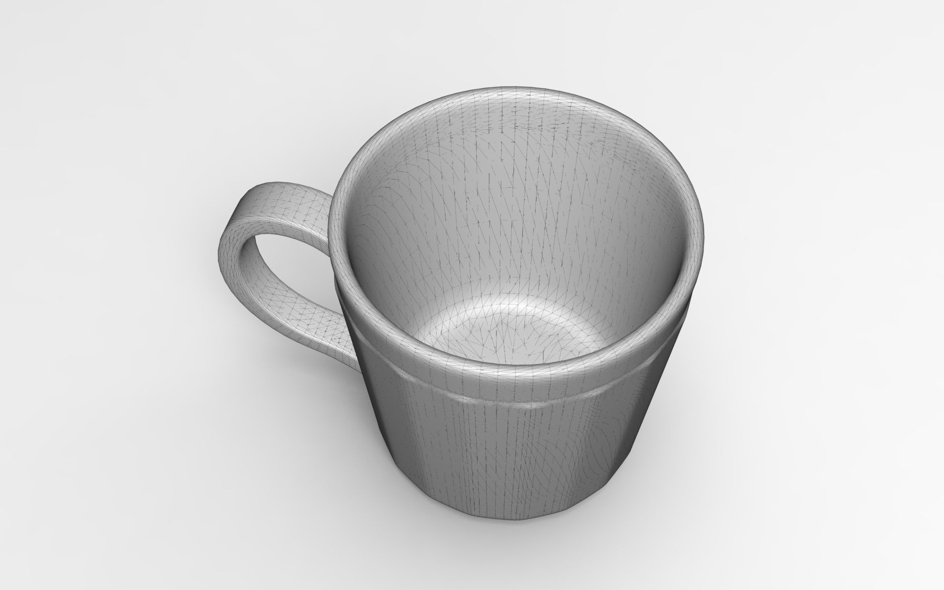 Shine Cup Low-poly 3D model_6
