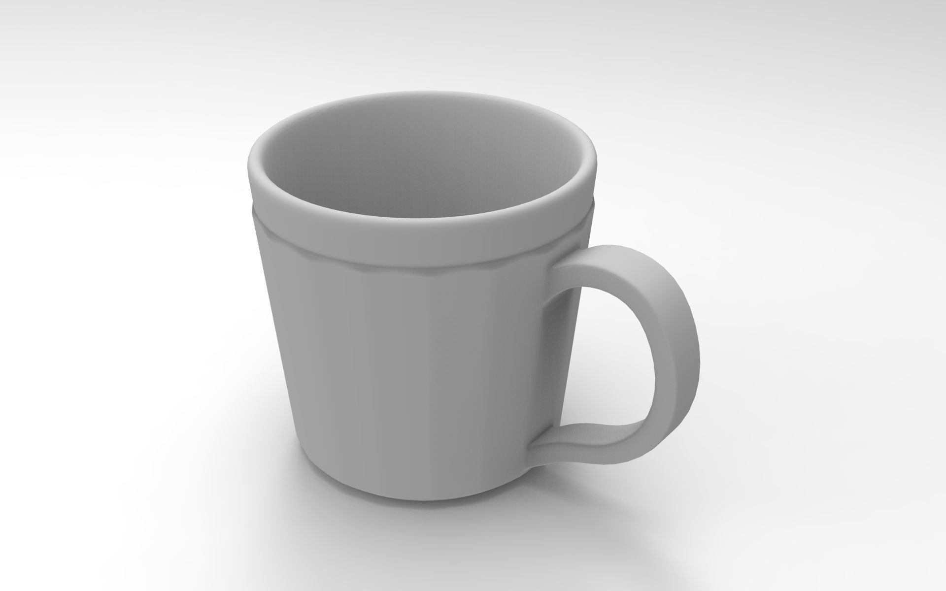 Shine Cup Low-poly 3D model_7