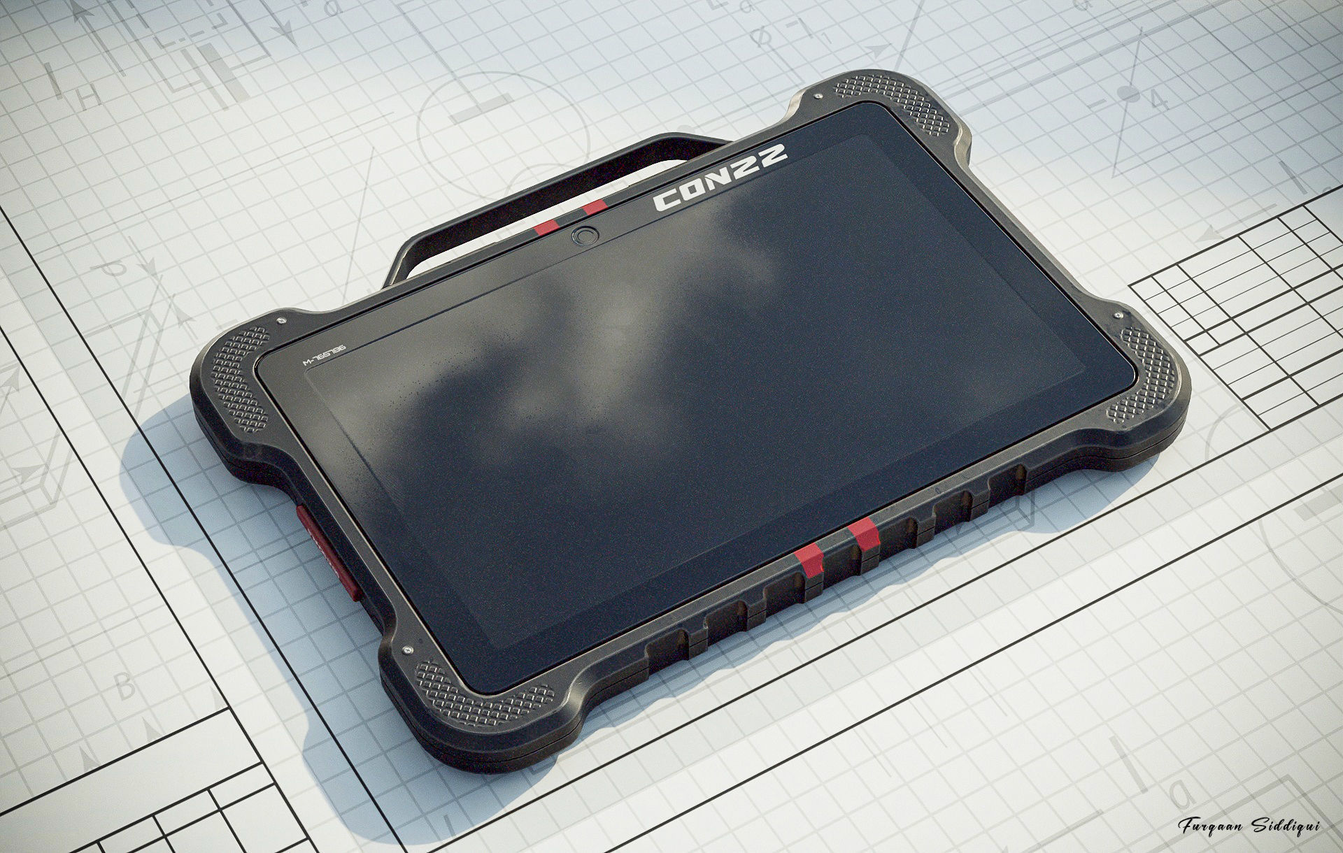 Sci-fi Controller V22 PBR Low-poly 3D model_5