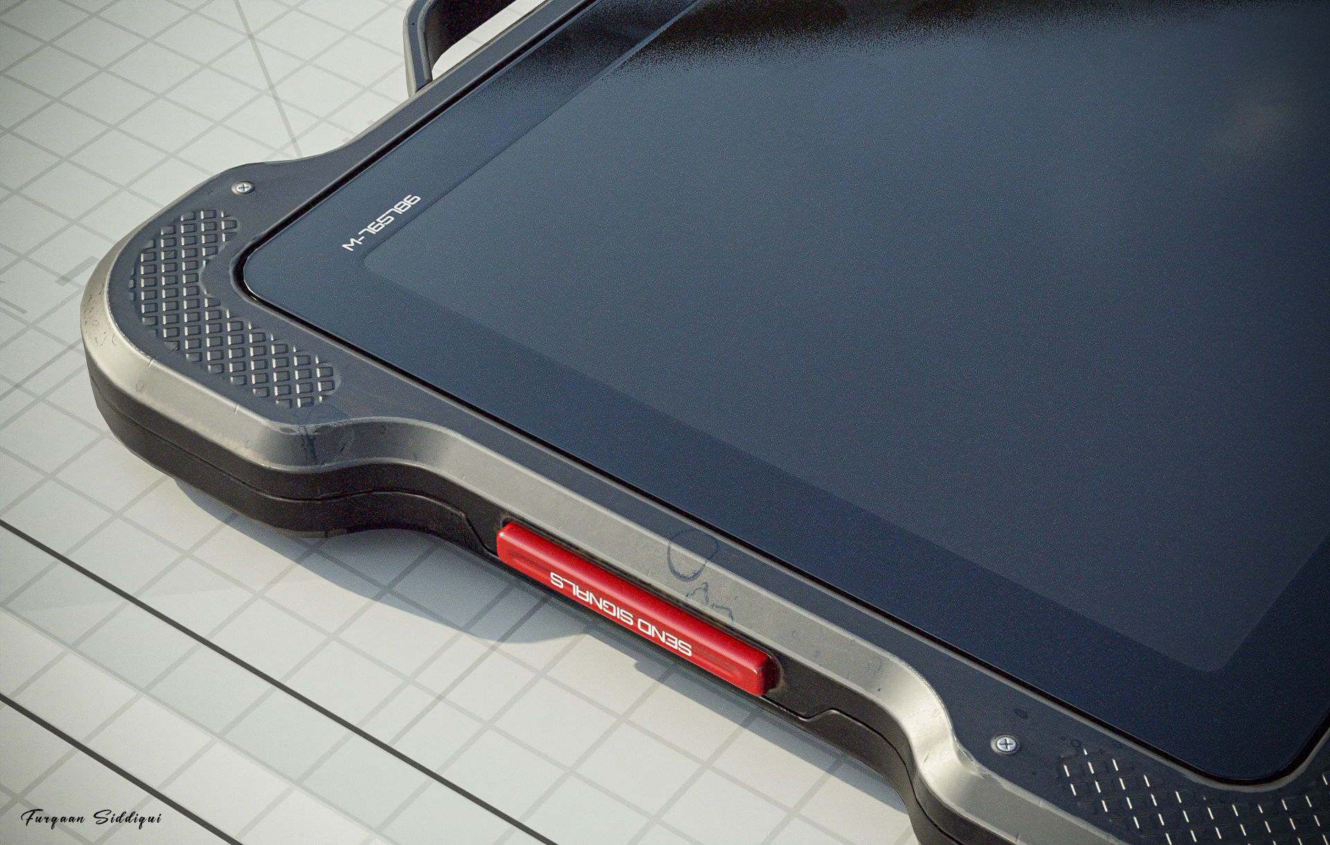 Sci-fi Controller V22 PBR Low-poly 3D model_19