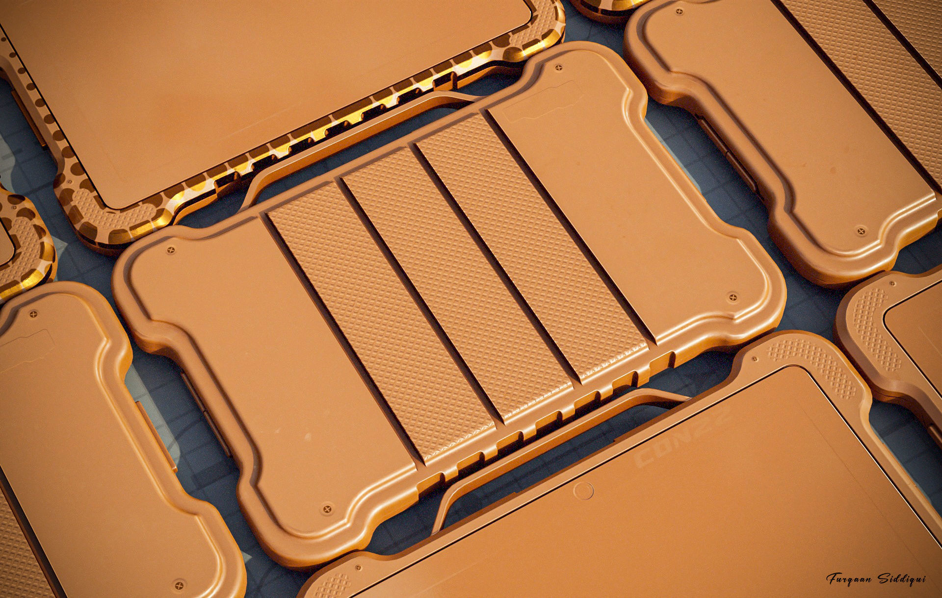 Sci-fi Controller V22 PBR Low-poly 3D model_23