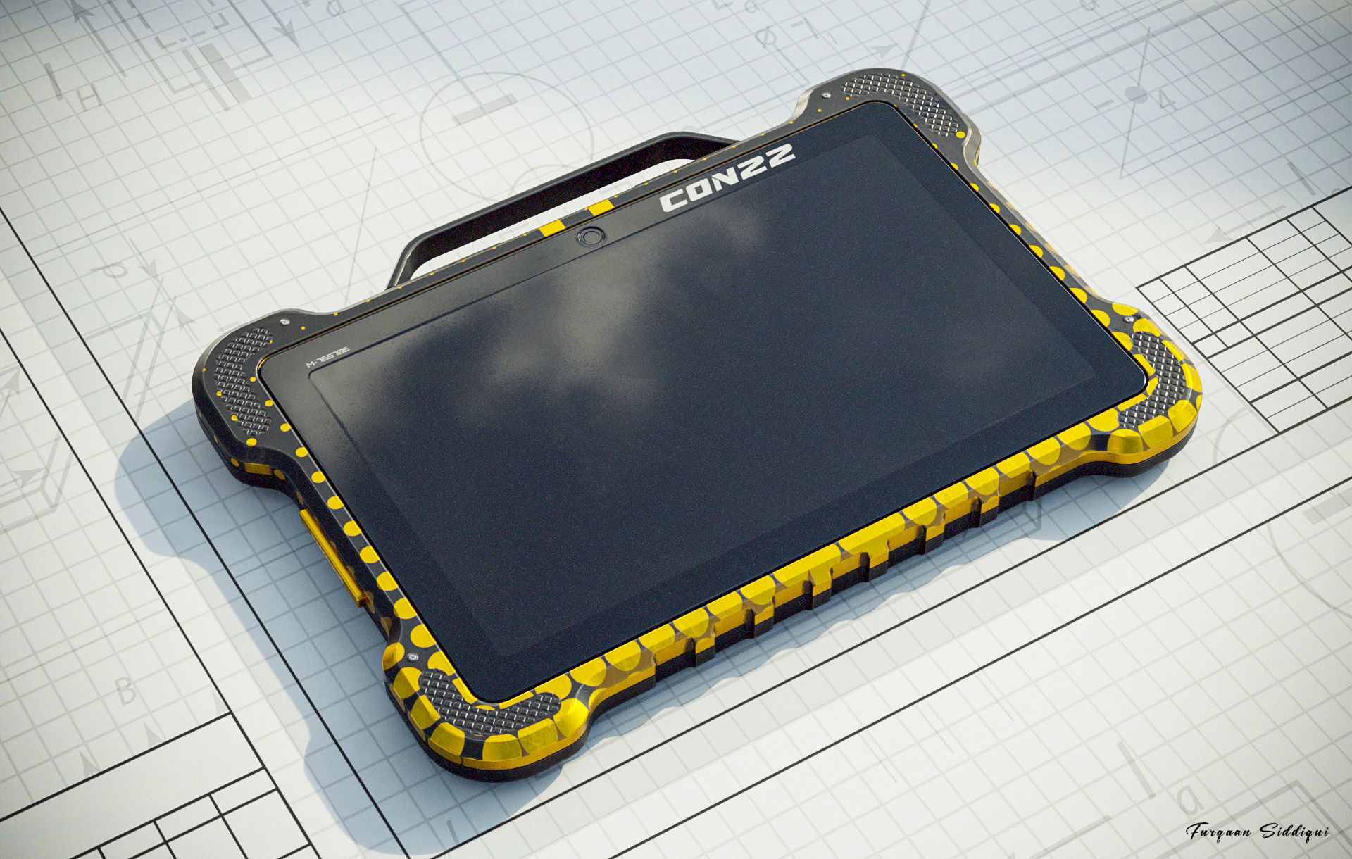 Sci-fi Controller V22 PBR Low-poly 3D model_6