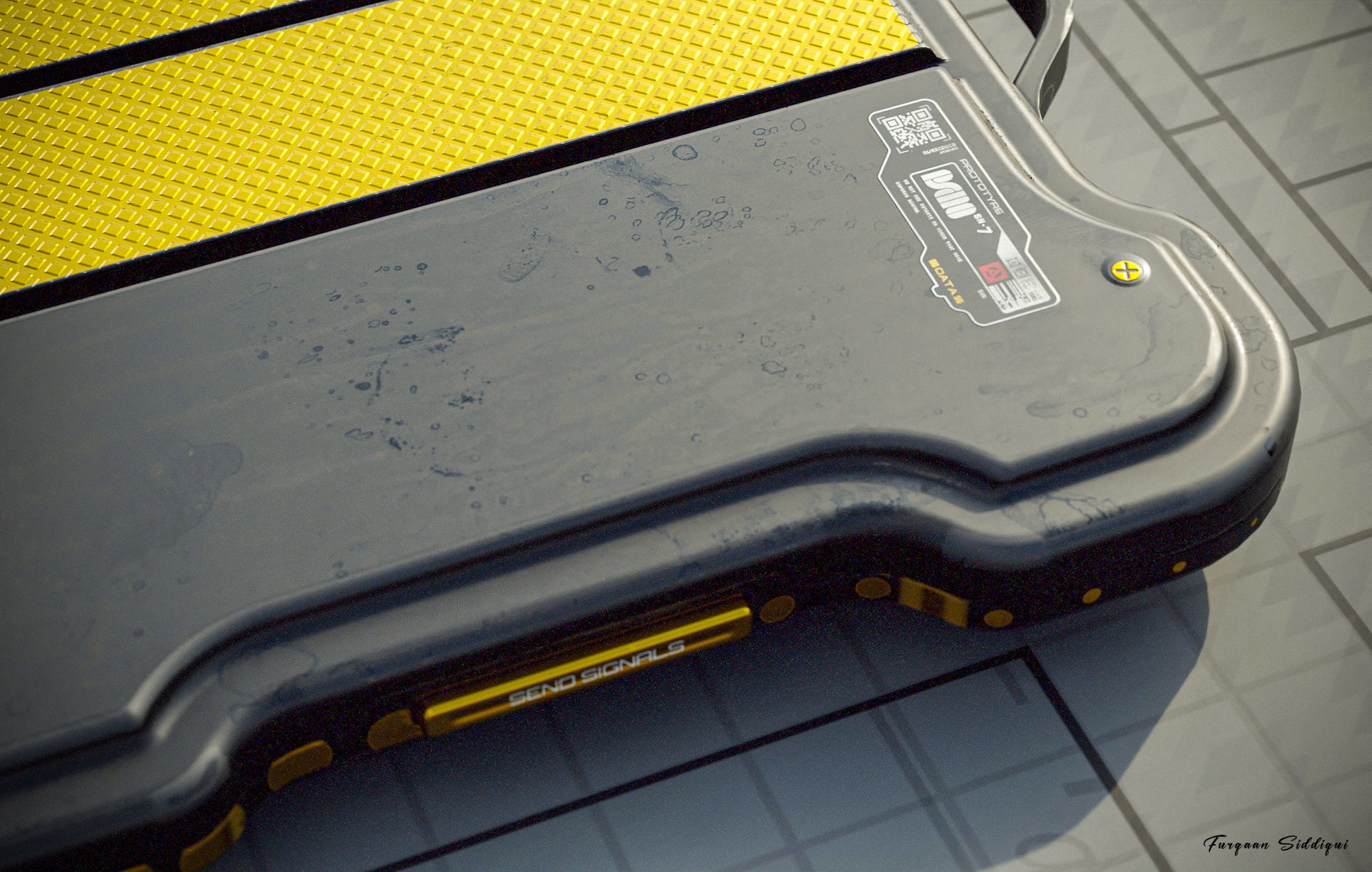 Sci-fi Controller V22 PBR Low-poly 3D model_15