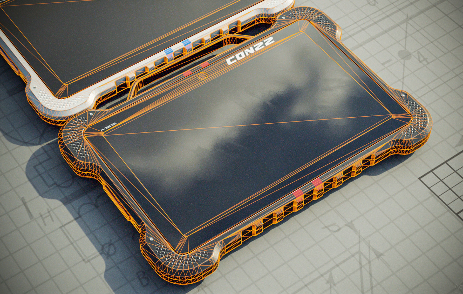 Sci-fi Controller V22 PBR Low-poly 3D model_24