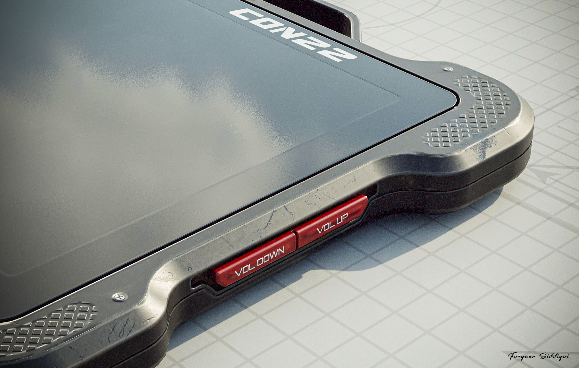 Sci-fi Controller V22 PBR Low-poly 3D model_20