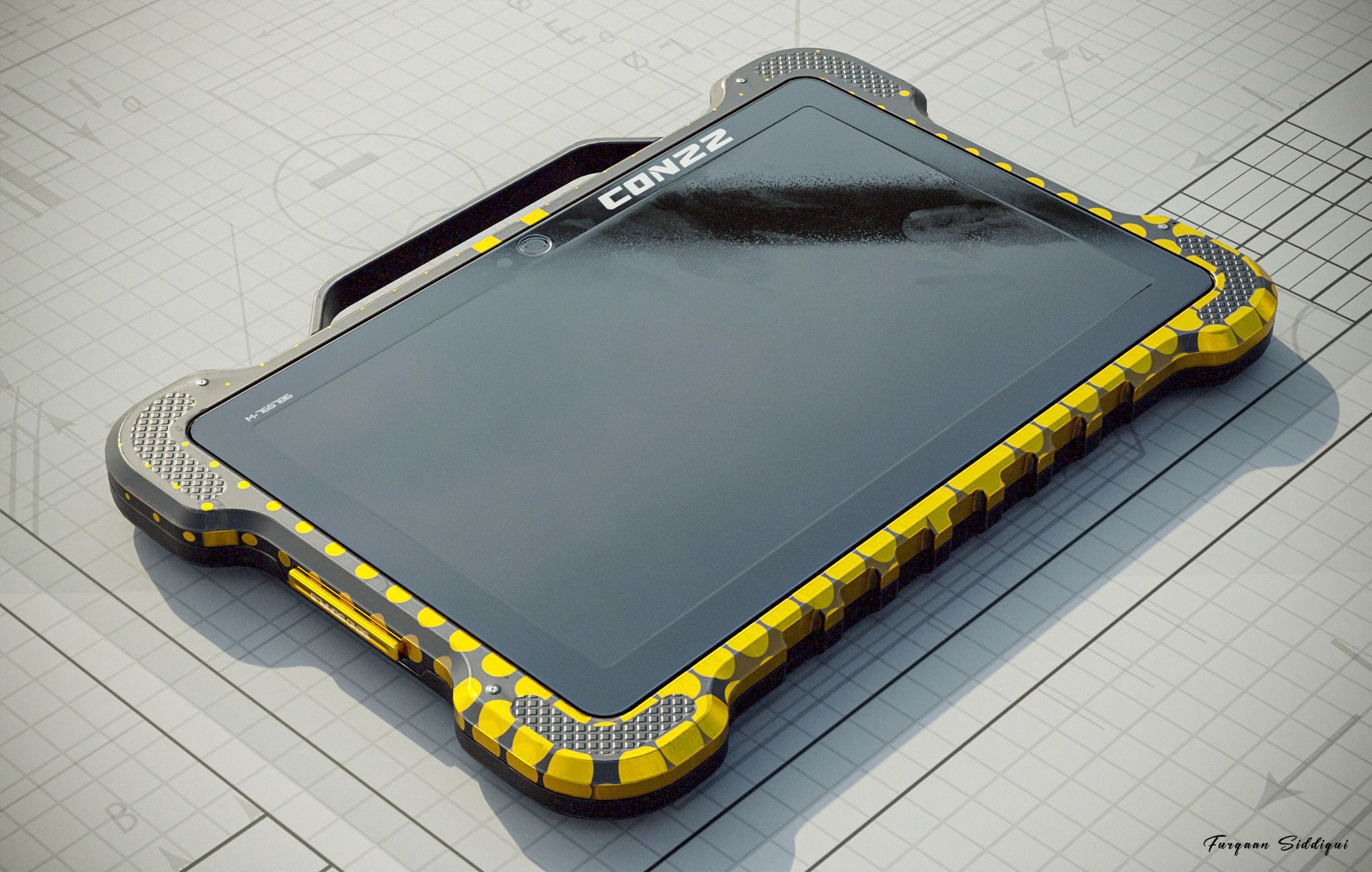 Sci-fi Controller V22 PBR Low-poly 3D model_8