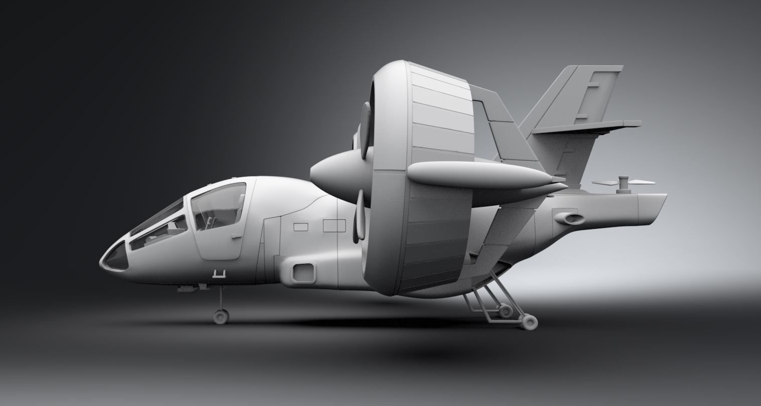 SHADO KINGFISHER scale model 3D print model_1