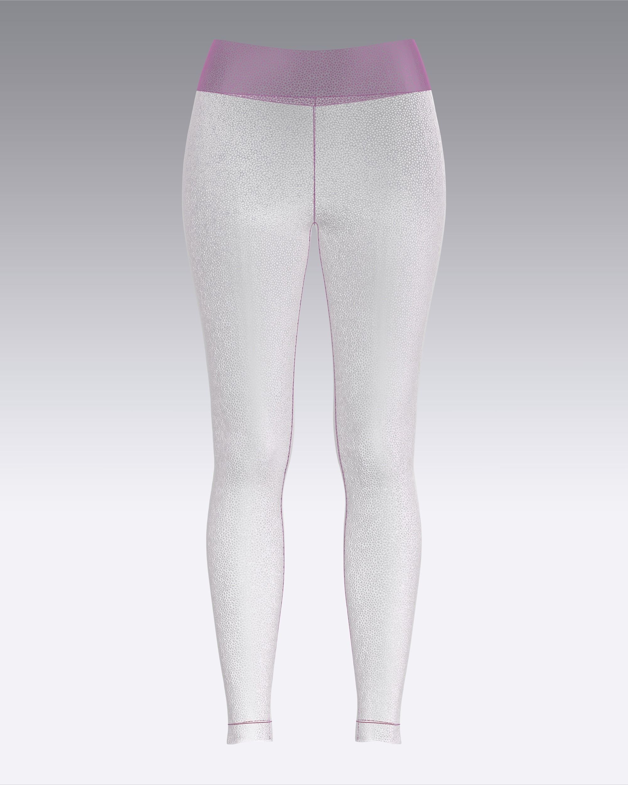 Girls Sports Leggings-sublimation Print 3D model_11