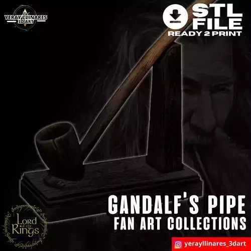 Gandalf Pipe 3D print model