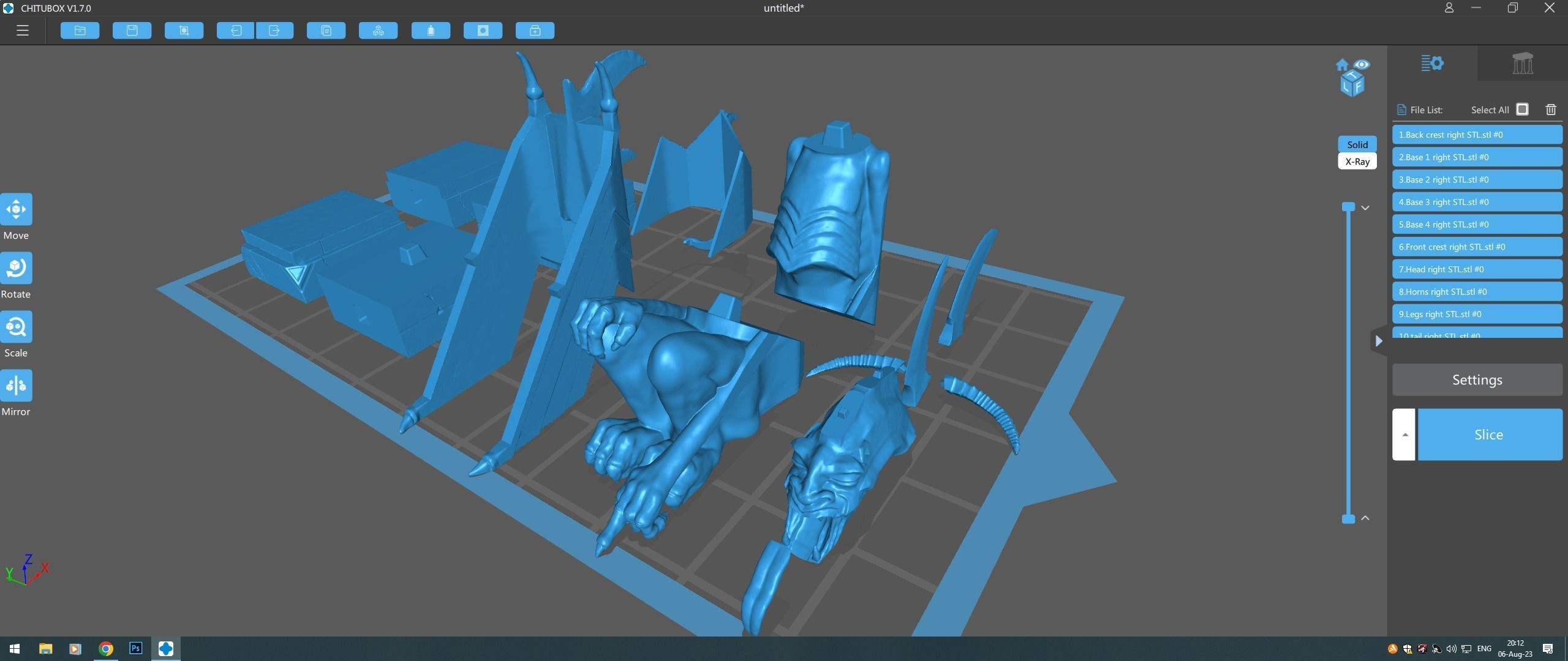 Minas Morgul Gargoyles Low-poly 3D model_6