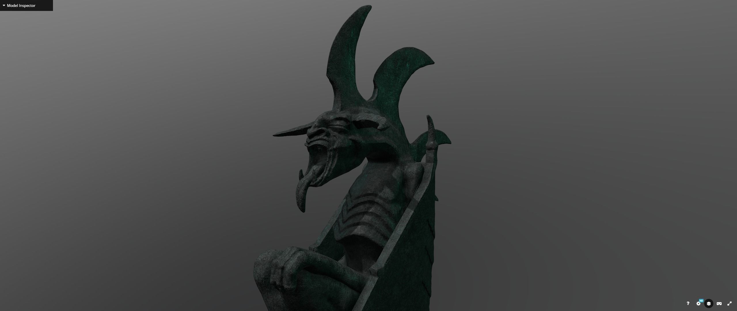 Minas Morgul Gargoyles Low-poly 3D model_23