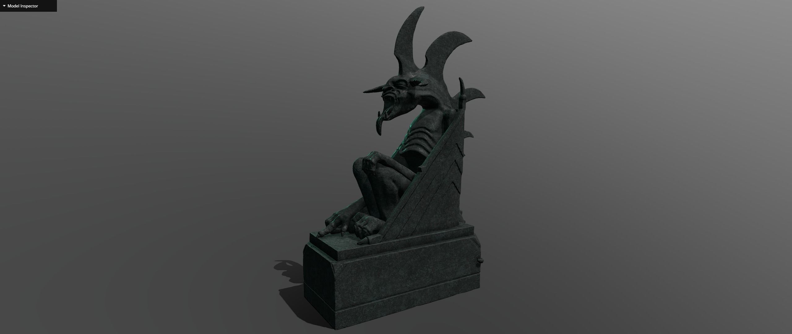 Minas Morgul Gargoyles Low-poly 3D model_13
