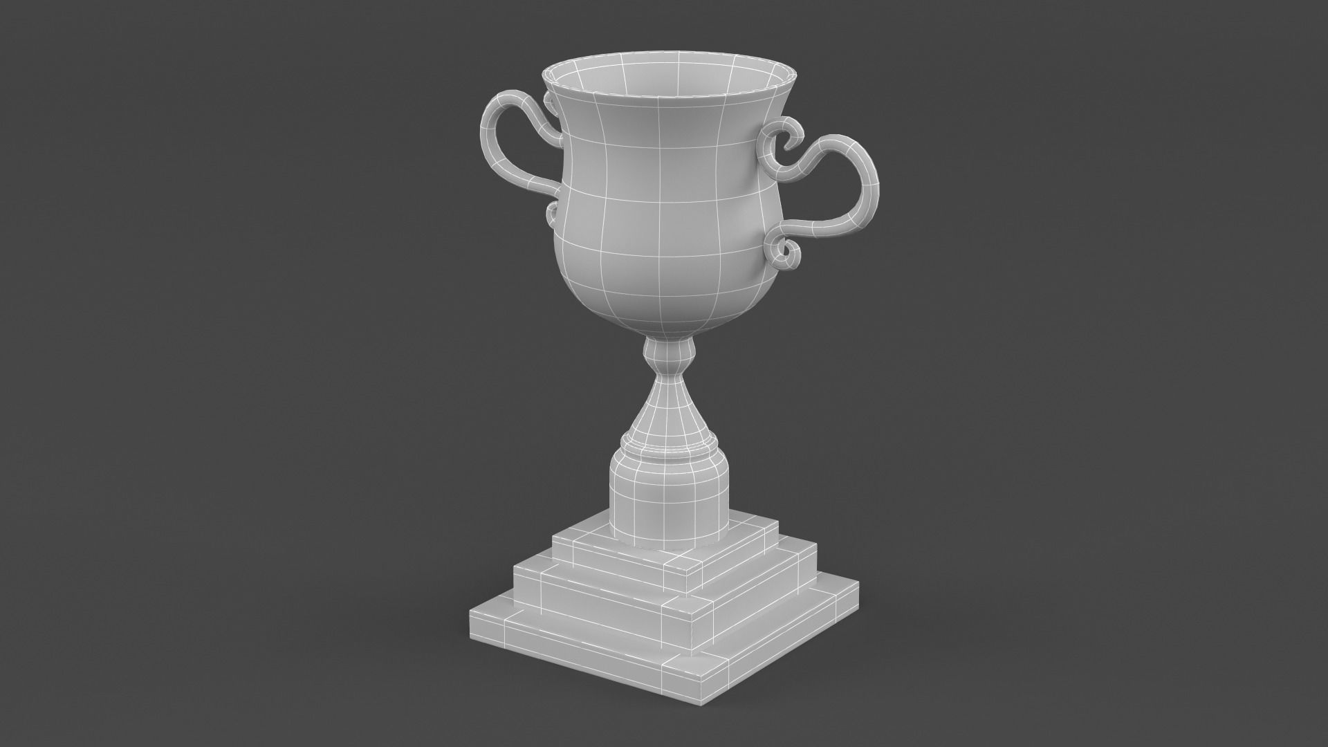 Trophy Cups 3D model_10