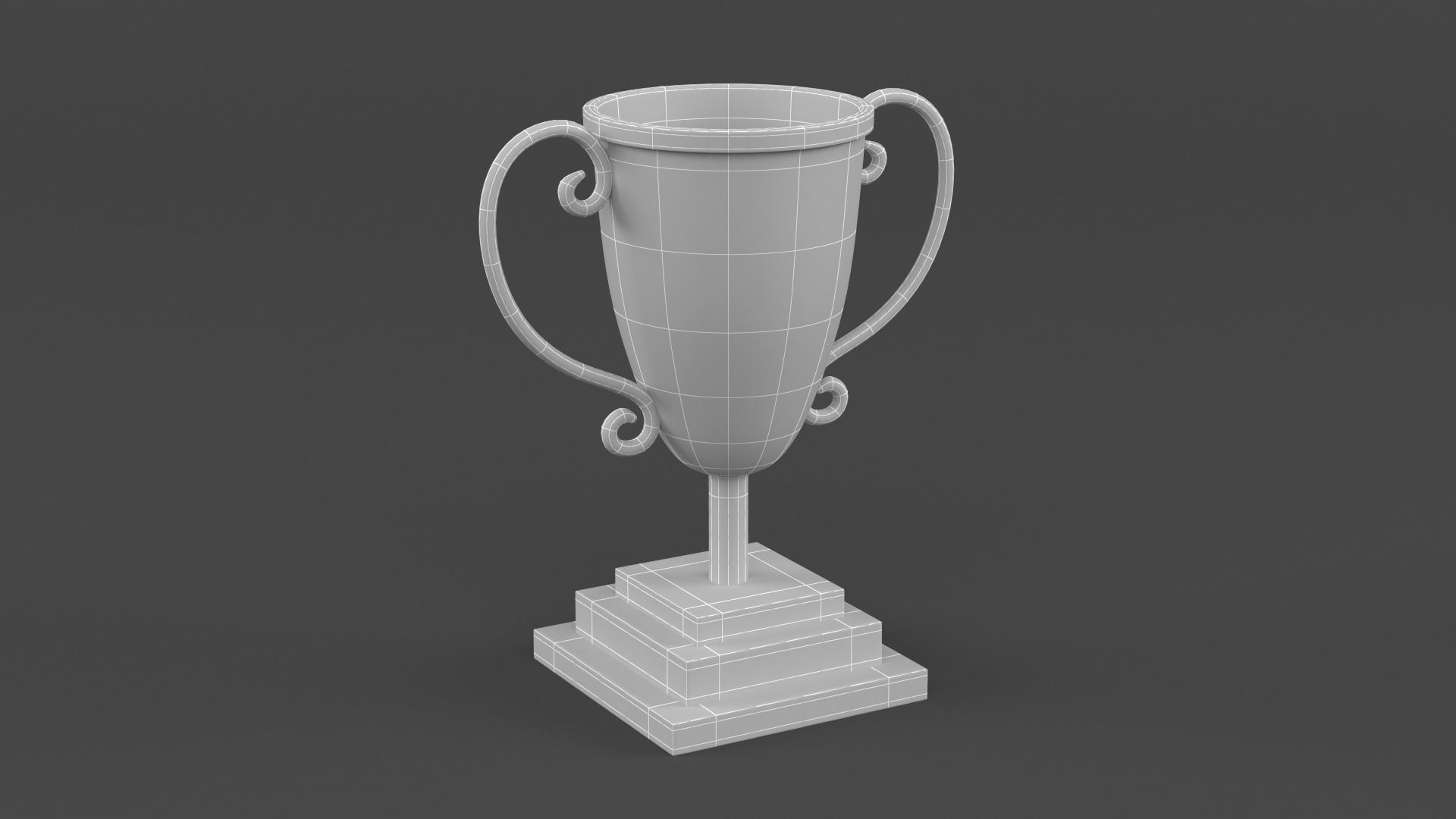 Trophy Cups 3D model_15