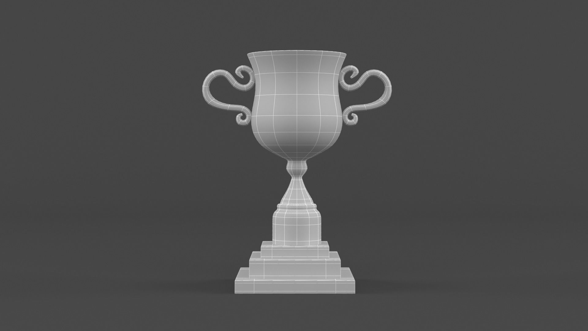 Trophy Cups 3D model_9
