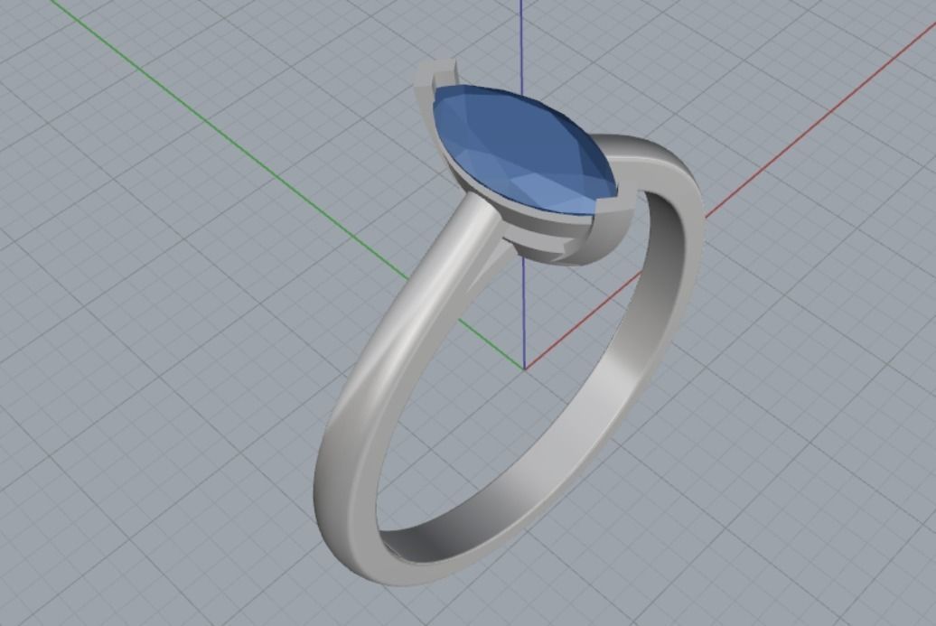 engagement rings 3D print model_7