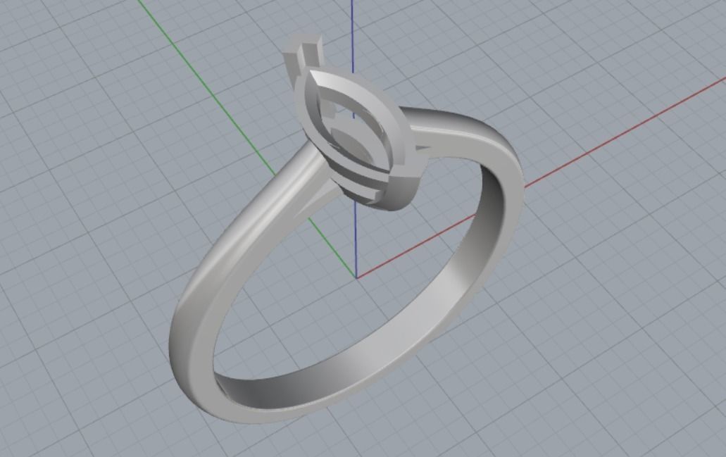 engagement rings 3D print model_8