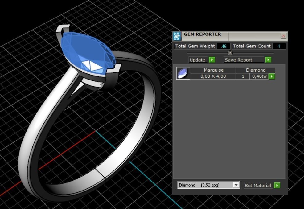 engagement rings 3D print model_4