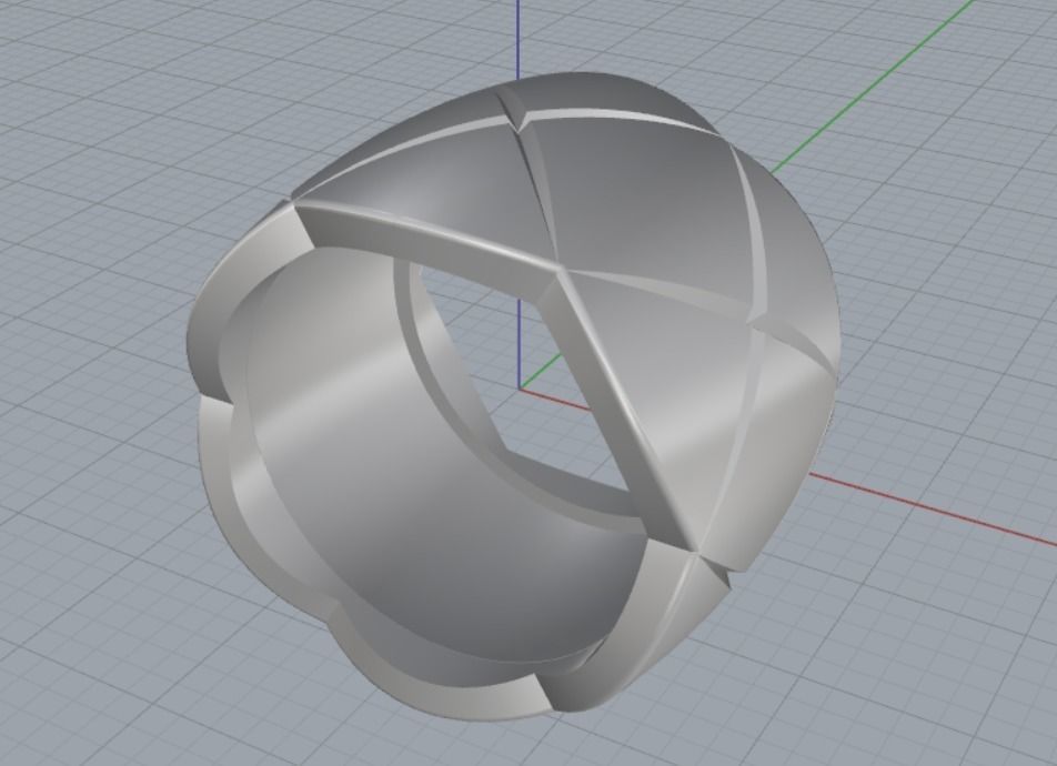 wedding ring 3D print model_5