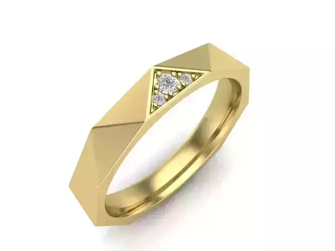 wedding ring 3D print model