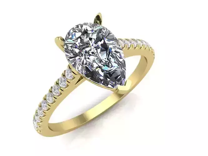 engagement rings 3D print model