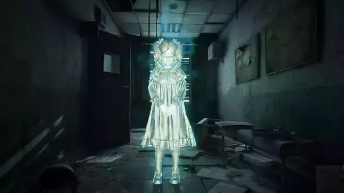 Ghost Girl Low-poly 3D model