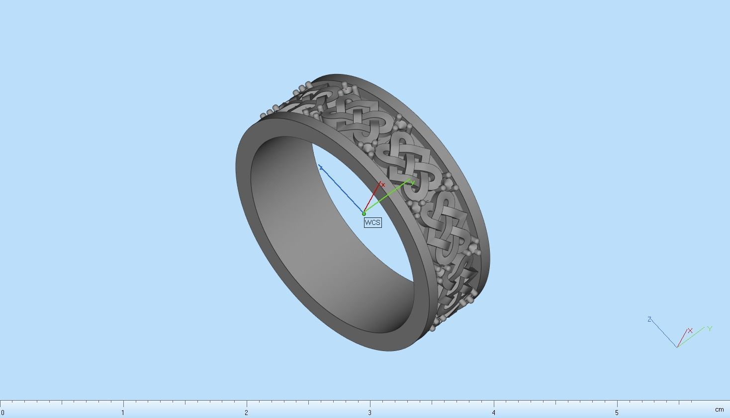 celtic knot ornament ring model 474 3D print model_35