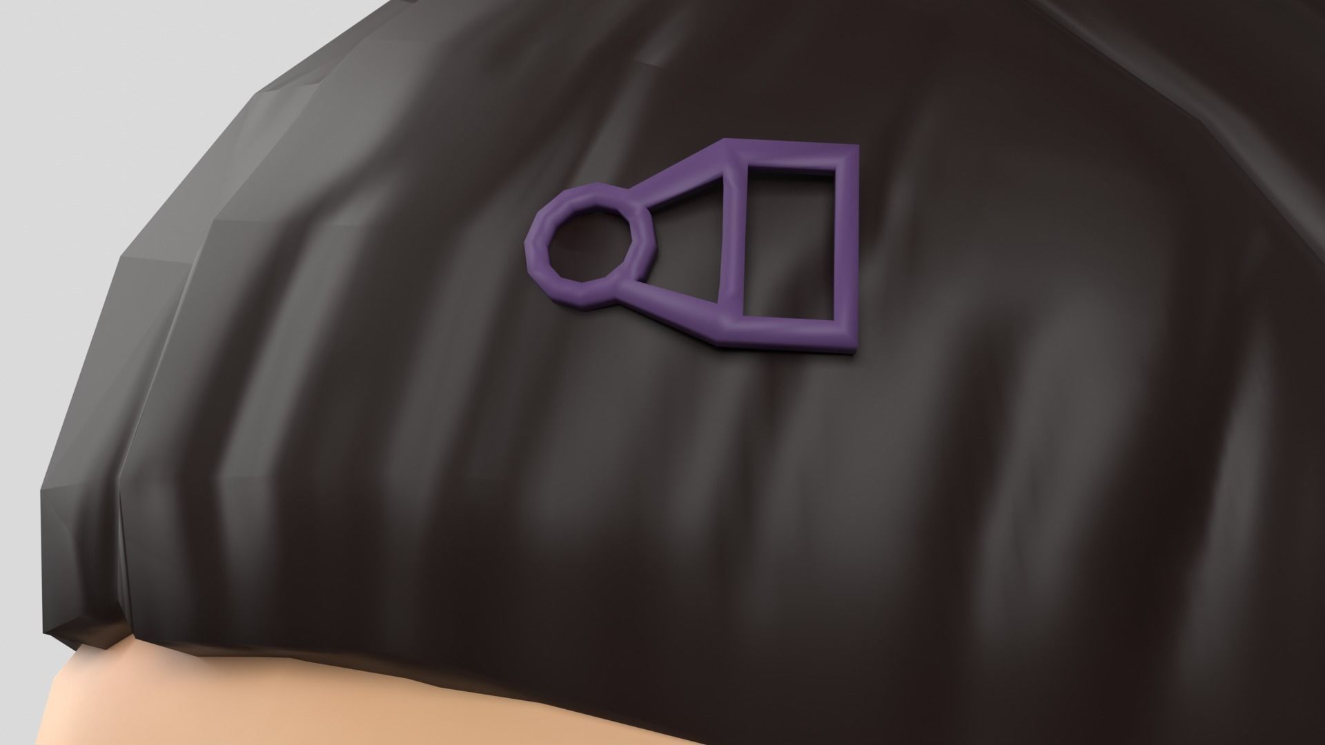 Squid Game Doll - rigged 3D model Low-poly 3D model_14