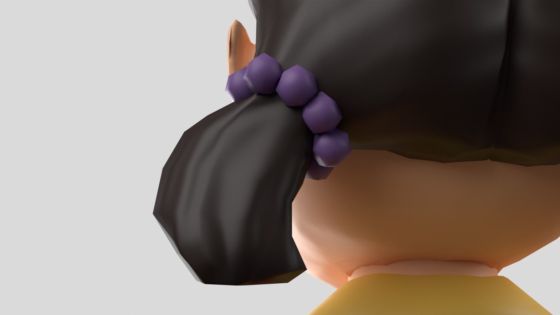 Squid Game Doll - rigged 3D model Low-poly 3D model_15