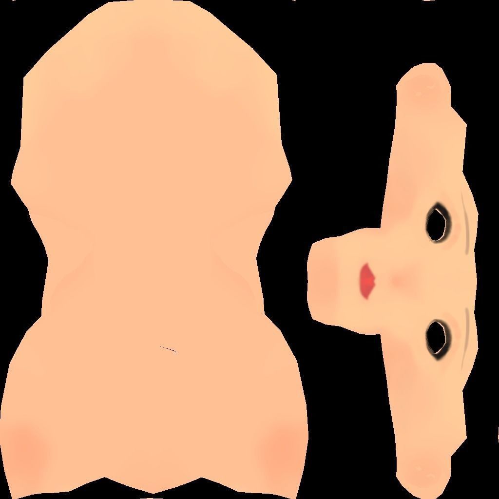 Squid Game Doll - rigged 3D model Low-poly 3D model_27