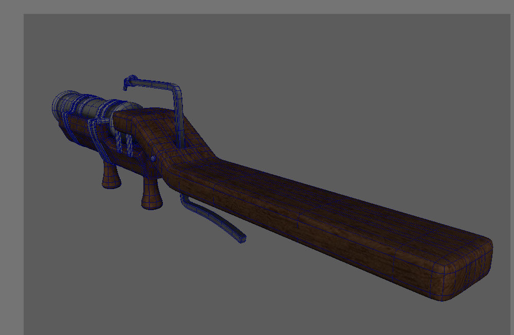 Medieval Firearm HandCannon 3D Model Lowpoly Low-poly 3D model_11