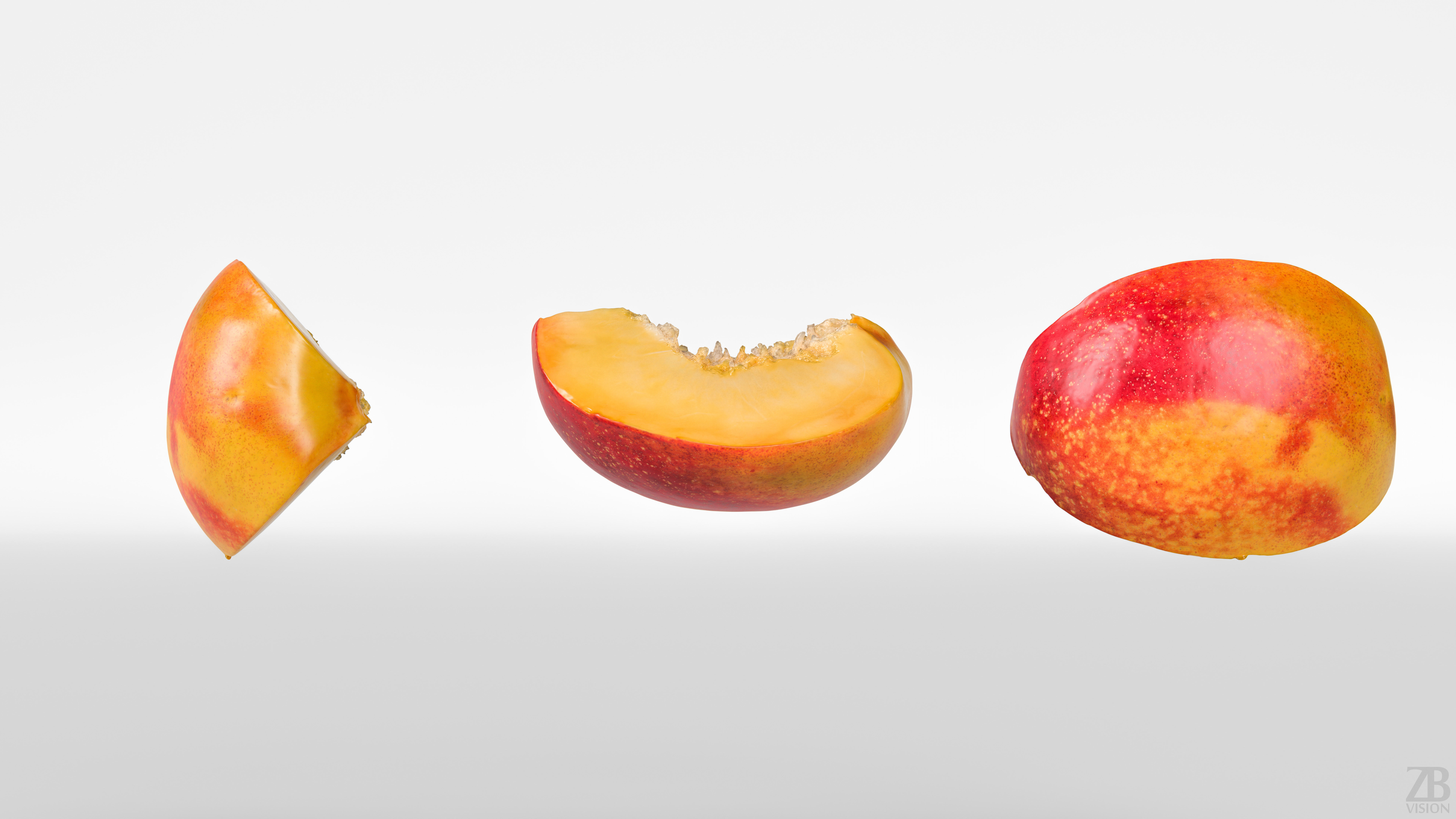 Nectarine 3D model_4