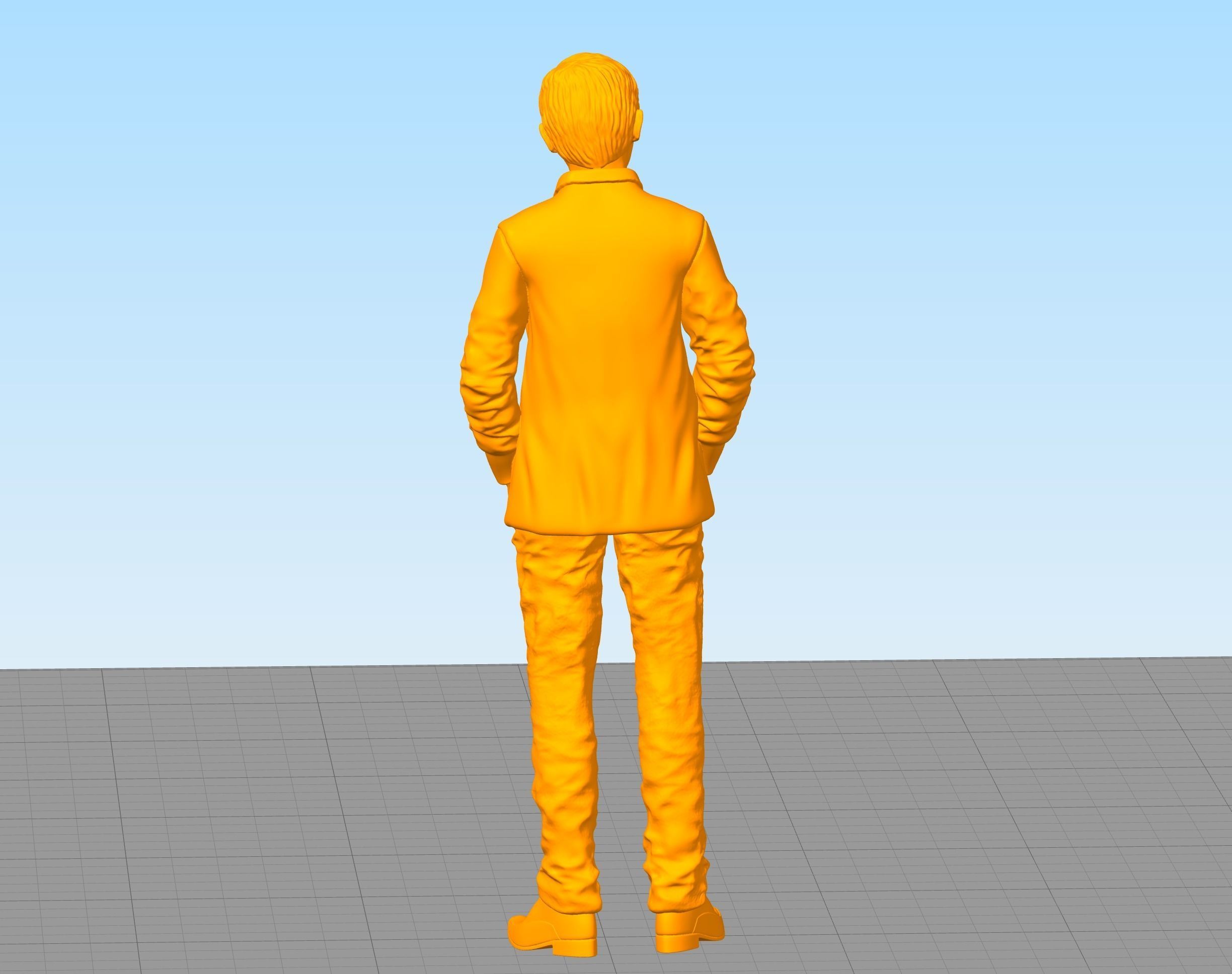 Russian writer poet Victor Sosnora 3D print model_8