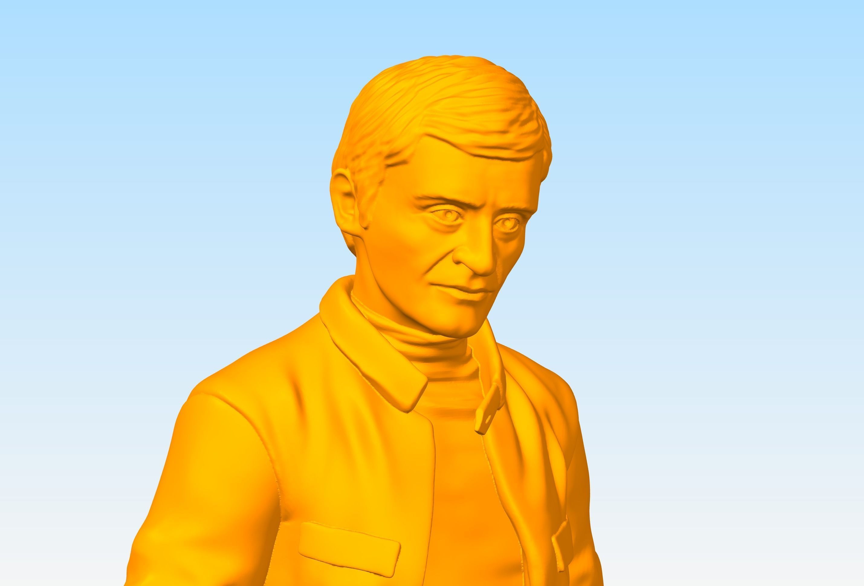 Russian writer poet Victor Sosnora 3D print model_7