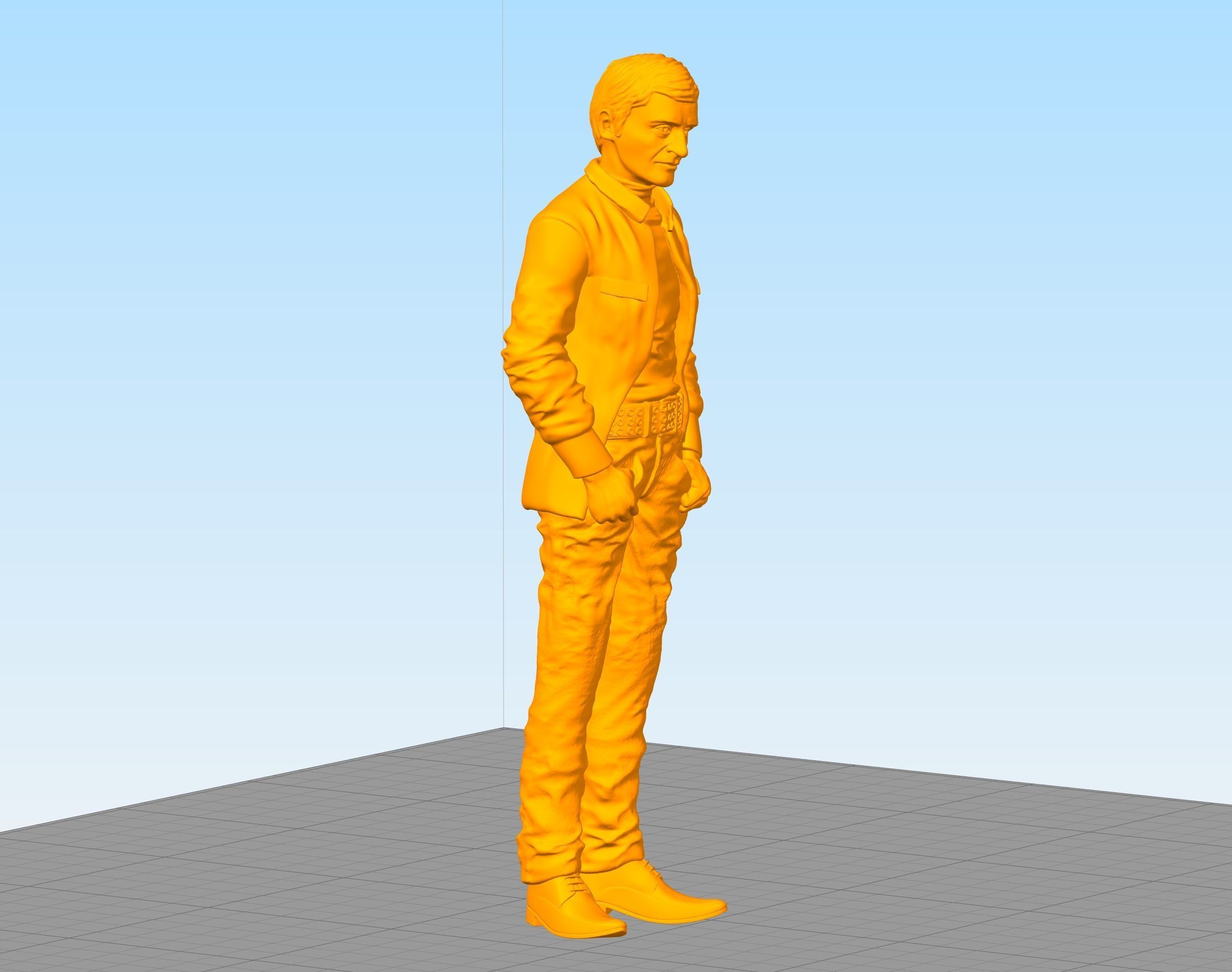 Russian writer poet Victor Sosnora 3D print model_4