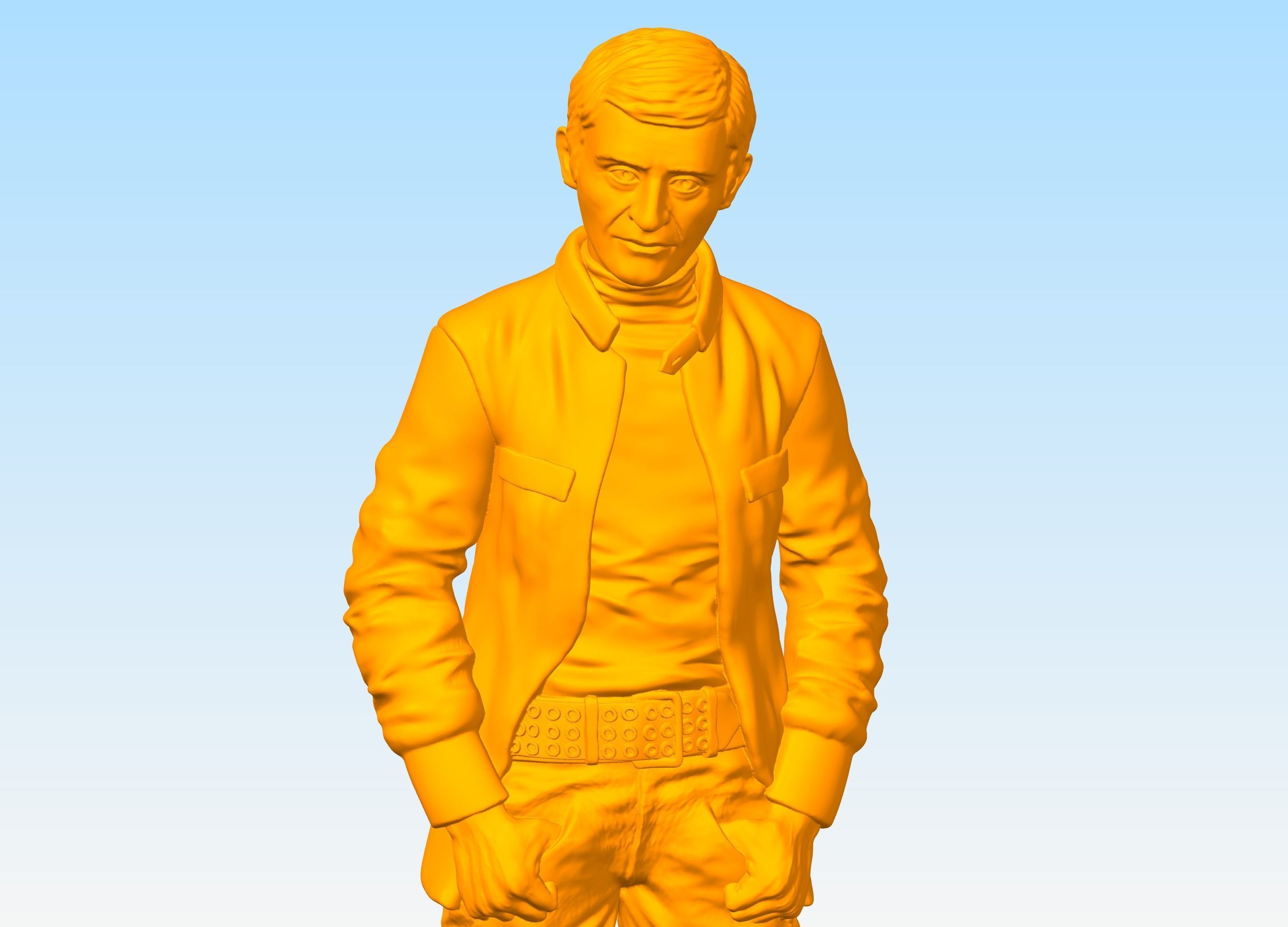 Russian writer poet Victor Sosnora 3D print model_6