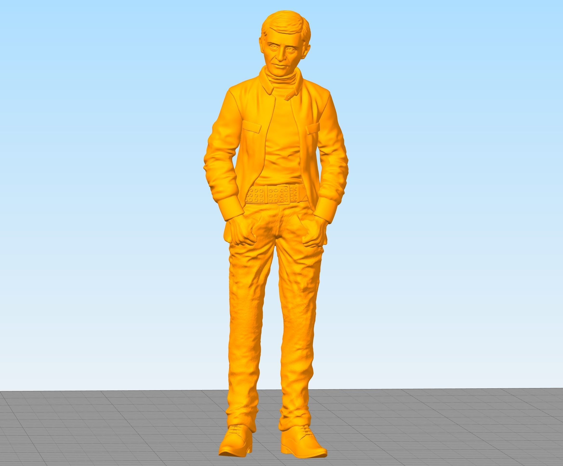 Russian writer poet Victor Sosnora 3D print model_3
