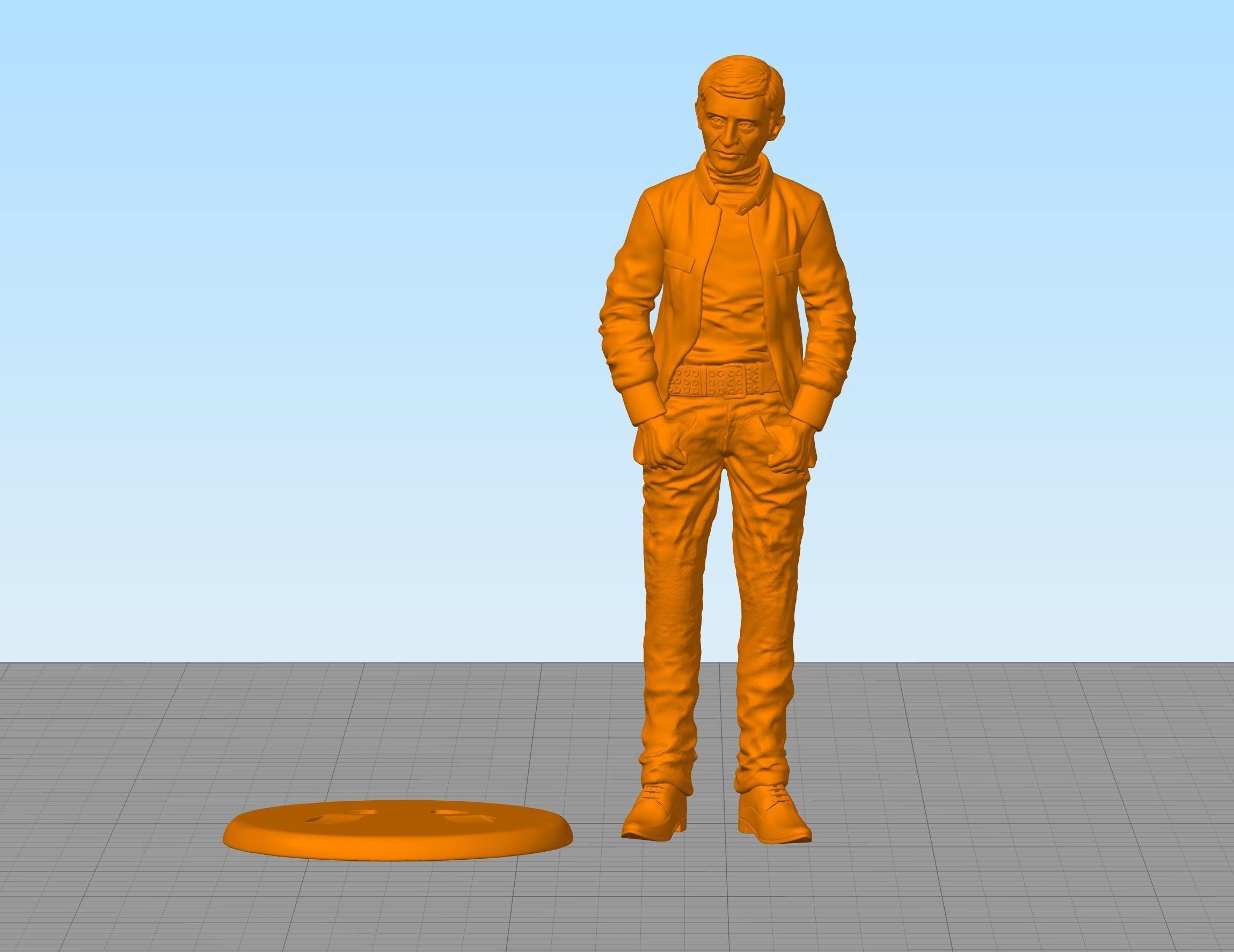 Russian writer poet Victor Sosnora 3D print model_2