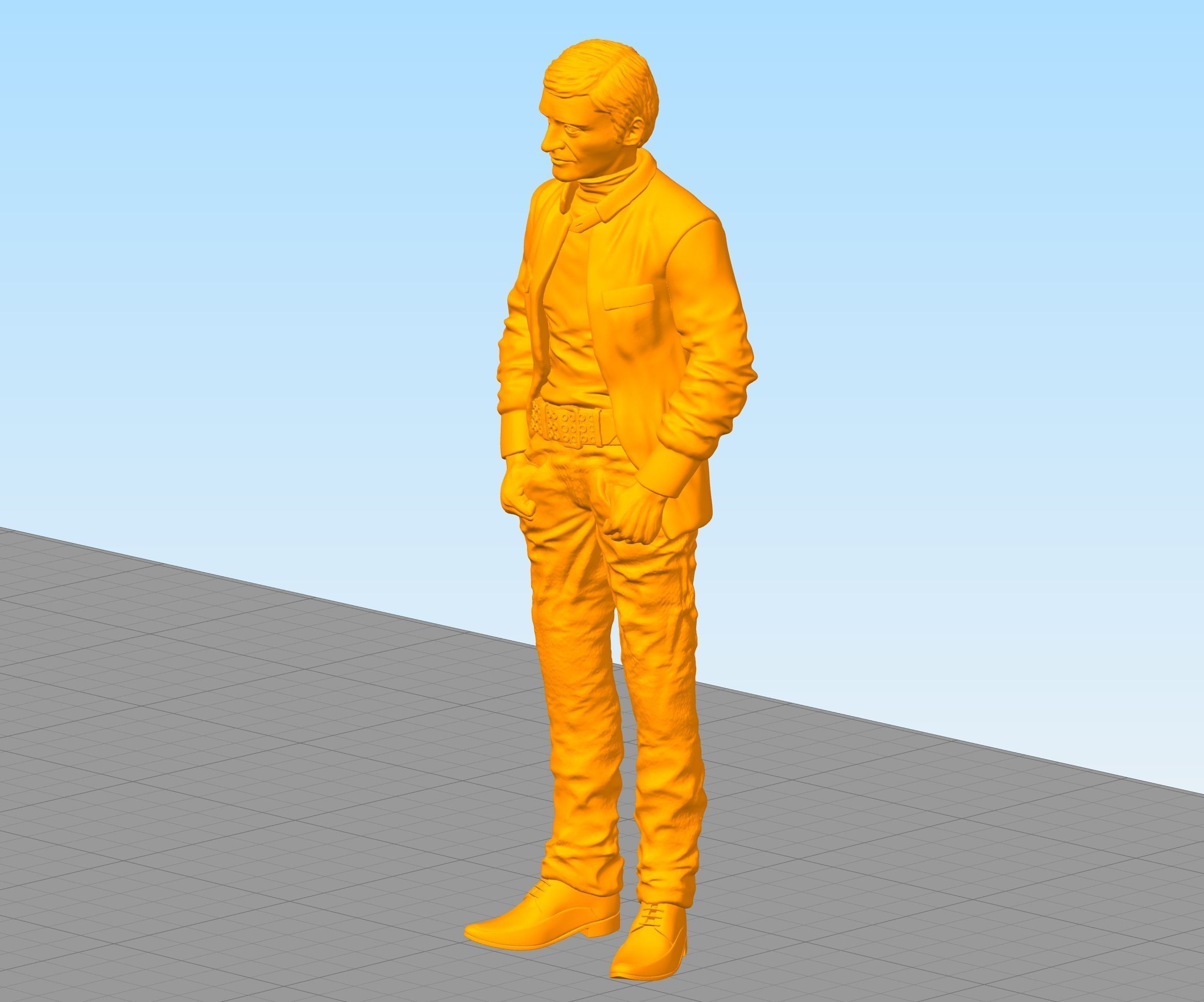 Russian writer poet Victor Sosnora 3D print model_5