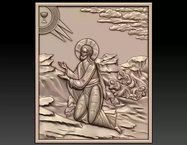 Jesus Prays in the Garden of Gethsemane