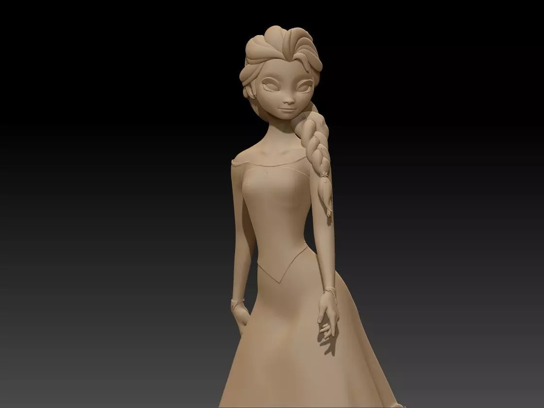 Elsa modeling 3D print model