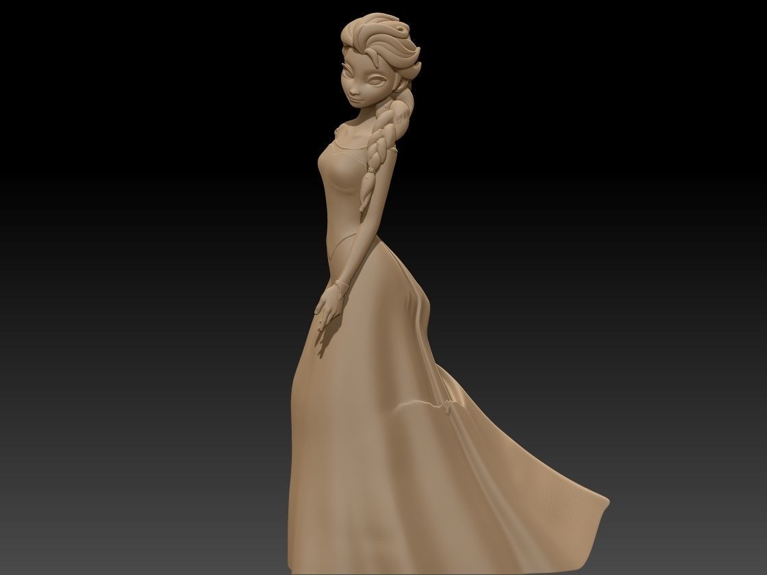 Elsa modeling 3D model 3D printable | CGTrader
