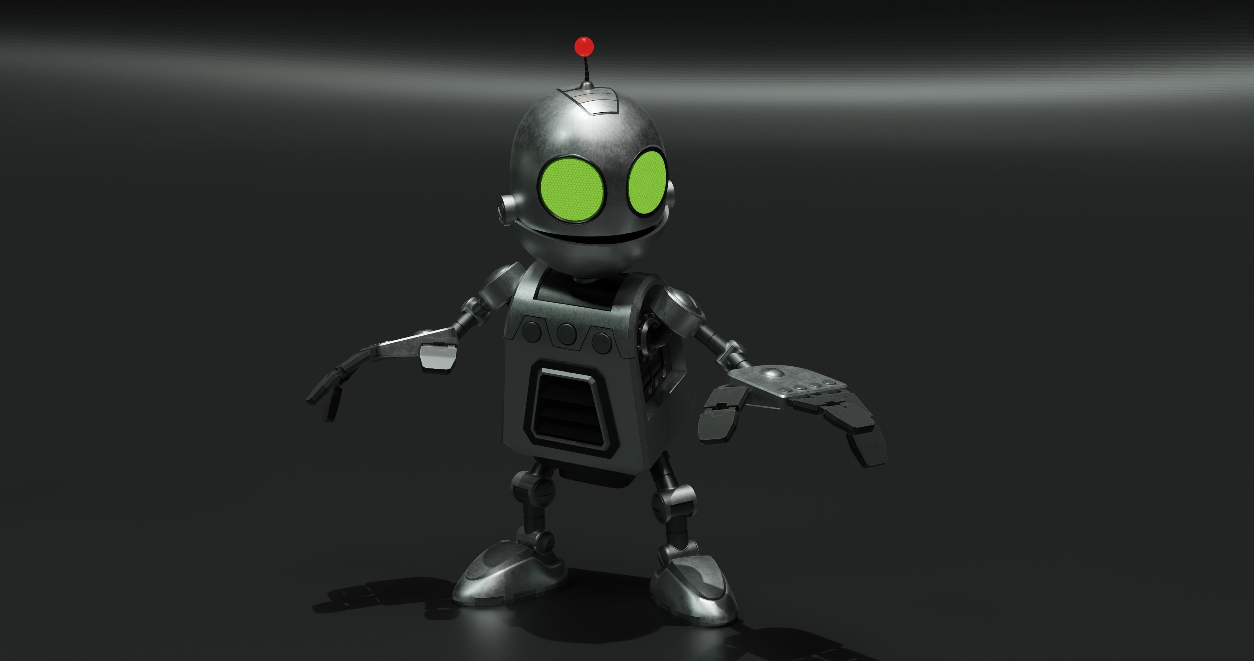 Clank PS2 3D print model_1