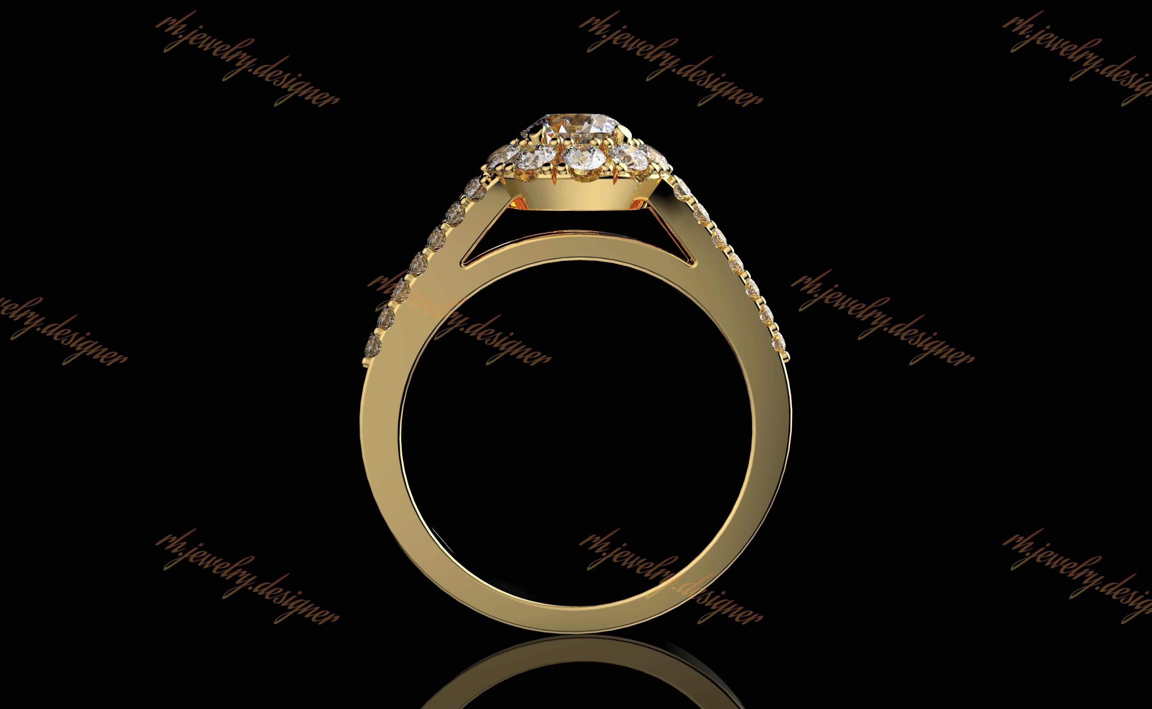 Gold N1057 3D print model_4