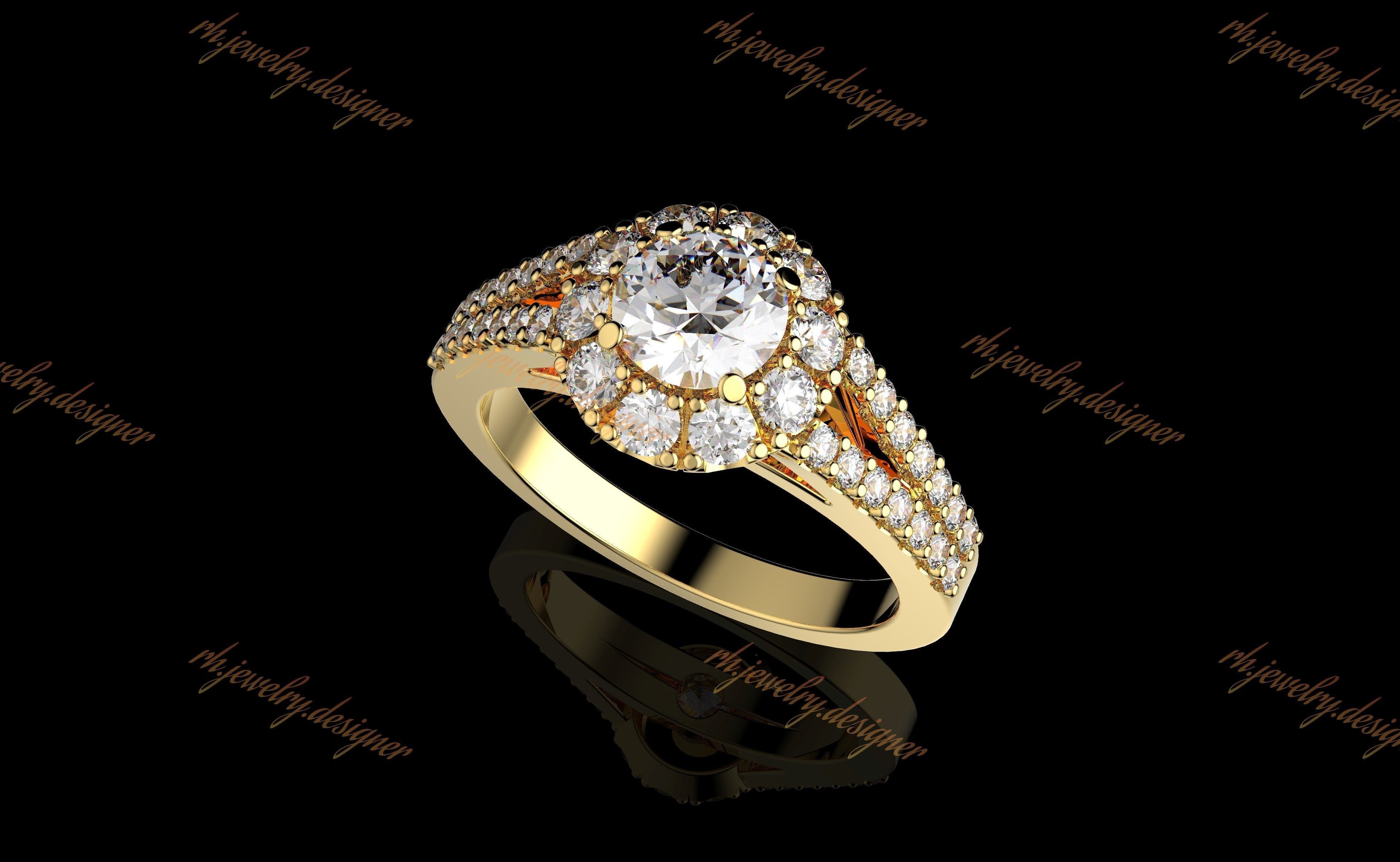 Gold N1057 3D print model_7